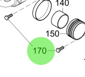 Steyr 10692 - Hex Head Screw ISO 4017 M6x25 10.9 for Steyr M160068 Engines
