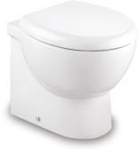 Tecma T-BRE024NW/S02C00 - Breeze, White, 24V, Thermosetting Soft Closing, Standard 2-Button SFT, Solenoid