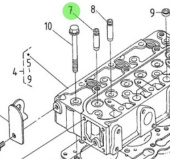 Nanni Diesel 970302720 - Intake Valve Guide for Nanni Diesel Engines
