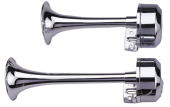 Allpa Chromed Plastic Electro-Magnetic Boat Horn, Single Tone, L=229mm, 12v, (105db(A)-610hz)