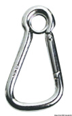 Osculati AISI 316 Stainless Steel Large Opening Snap Hooks with Eyelet