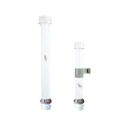 Nuova Rade 44060 - Table Pedestal Telesc. Alum. Ø60x380-600mm, White