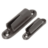 Barton 52121 – Tubular Cleat 80mm, Ø13mm Bore, Ø6mm Fixings, Lightweight Nylon