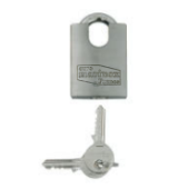 Euromarine Stainless Steel Safety Shackle Padlock