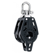 Harken HK2639 Carbo Air Double Block 40 mm with Becket for Rope 10 mm