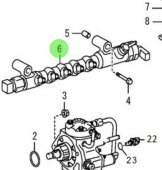 Nanni Diesel 970316167 - Common Rail Assembly for Fuel Injection System