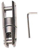 Allpa Stainless Steel Anchor Chain Link, A=151mm, B=26mm, C=17mm, D=53mm, E=42mm (Swivelling Model, Up To 1700kg)