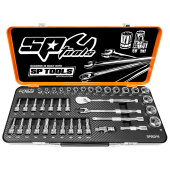 SP Tools 3/8" Socket Set Metric (39 pcs)