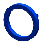 TruDesign Aquavalve Blue Ring (Thick)
