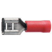 Euromarine Clip Terminal 6,3mm Female Red - Set Of 10