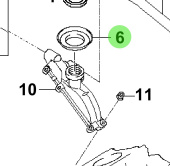 Bukh 21358-3A001 - Oil Filler Cap for S270J Engines