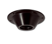 Sequoia Table Flange Black Aluminum Ø6.5"