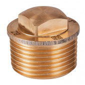 Guidi Bronze Plug M BSP, Male Thread Pipe Plug