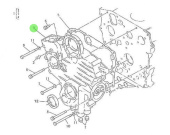 Nanni Diesel 970140201 - Timing Cover for 2.40HE Engines