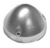 Max Prop Z90R3 Zinc Anode for Easy 90 – 3 & 4-Blade Propellers, Round