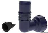 Osculati 16.491.92 - 90 ° - 3/4 "and 1" angle nozzle with check valve for bilge pump ATTWOOD Sahara Mk2