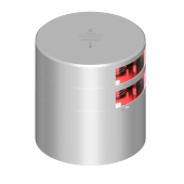 Lopolight 301-109ST-CD - Navigation Light 3NM 112,5° Red, Double Port, Silver Anodized