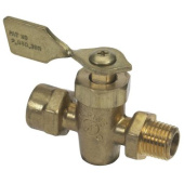 Moeller 033300-10 Brass Petrol Tap - 1/4 NPT