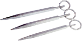 Allpa Zinc Steel Mooring Pin With Ring, L=285mm, Ø12mm