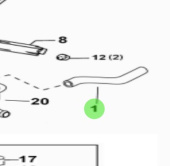 Nanni Diesel 970312281 - Vacuum Hose for Injection and Fuel Pump