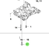 Bukh 21150-3A002 - Oil Jet Assembly for S270J Engines