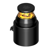 Lopolight 200-062-B - Navigation Light 6NM 360° Yellow Strobe (Black), Horizontal Mount