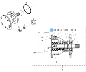 Vetus STM6166 - Cam 1/2 (2 mm) for M3.09