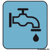 Osculati 35.464.05 - Water Fill Sticker (sheet of 10 logos) 25x27mm