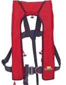 Plastimo 63728 - Inflatable Lifejacket Quickfit With Harness 150N, Manual, Red