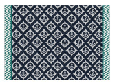 Marine Business Welcome Doormat Soft Aqua