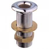 Guidi Thru-Hull Connection Straight Chromium-Plated Brass, BSPP Thread