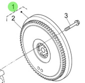 Nanni Diesel 970314932 - Complete Flywheel for N4 Series Engines