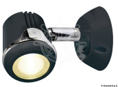 Osculati 13.896.02 - Articulated HI-POWER LED Black Spotlight 12/24 V