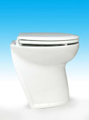 Jabsco 58220-1012 - Deluxe Flush 17" Slant Back Electric Toilet