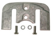 Navalloy Mercury Aluminum Anode; Bravo Cavitation Plate