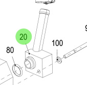 Steyr 500061 - SOLAS Adapter Painted RAL9006