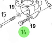 Nanni Diesel 970491117 - M6x16 Bolt for Marine Engine Assemblies