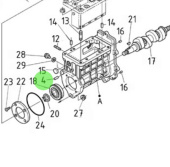 Nanni Diesel 970313633 - Straight Pin for Injection Pump Camshaft