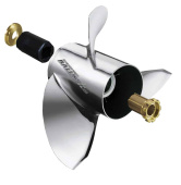 Michigan Wheel 953422 Ballistic XL Stainless Steel Propeller - 3X 13-1/2