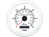 Wema 110309 - GPS Speedometer White 30kn/54km