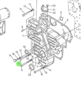 Nanni Diesel 970302950 - Timing Gear Case Bolt for 5.280HE Engines