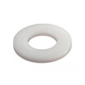Euromarine White Nylon Medium Flat Washers Ø4–14 mm