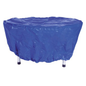 Hawser Basket Cover, Round 100cm Blue