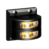 Lopolight 301-107ST-B - Navigation Light 3NM 135° Double Yellow Towing, Black Anodized