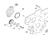 Northern Lights R135757 - COVER PLATE SAE 'B' 2-BOLT (AL