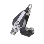 Viadana Wind Speed Ball Bearing Single Block with Universal Attachment and Cam Cleat for Rope up to 10-12 mm