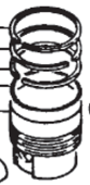 Northern Lights 115017320 - Piston Kit; Oversize 0.50 mm