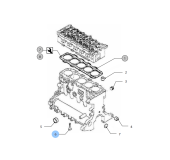 Vetus VFP01701 - Bolt M12x1.25x138