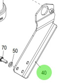 Steyr 2180976-0 - Oil Separator Bracket for Steyr SE Series Engines