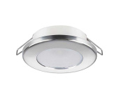 Quick TED C IP40, Stainless Steel 316 Matt, Warm White/Red Light